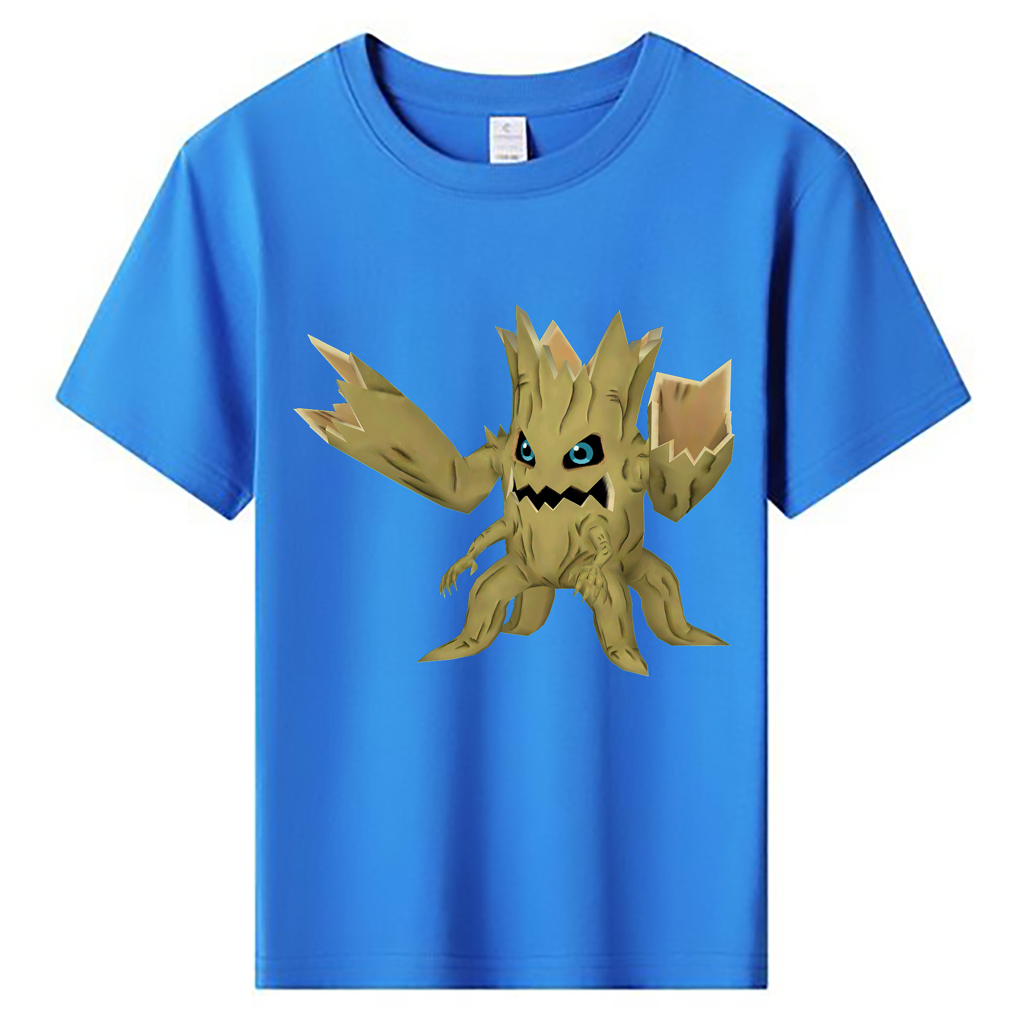 （画像用） Digimon デジタルモンスター/デジモン 綿100％キッズTシャツ（フロントプリント）